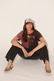 T - SHIRT TOBY BURGUNDY XS - ONE TEE
