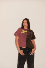 T - SHIRT TOBY BURGUNDY XS - ONE TEE