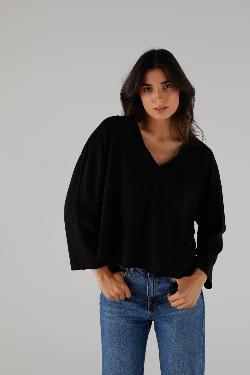T-SHIRT VOLTAIRE BLACK XS BLACK - ONE TEE