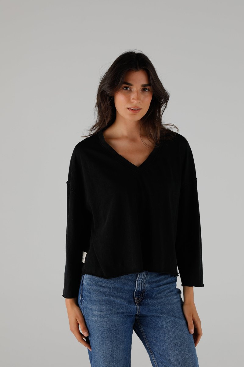 T-SHIRT VOLTAIRE BLACK XS BLACK - ONE TEE