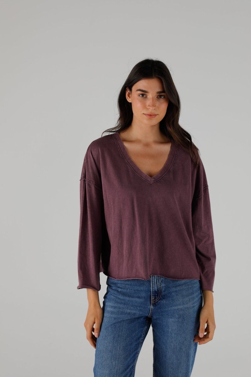 T-SHIRT VOLTAIRE COCOA XS COCOA - ONE TEE