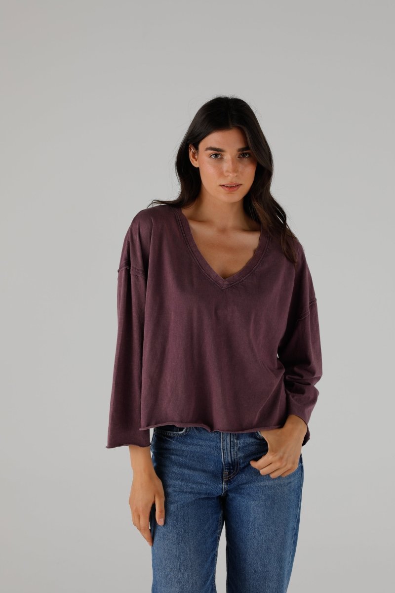 T-SHIRT VOLTAIRE COCOA XS COCOA - ONE TEE