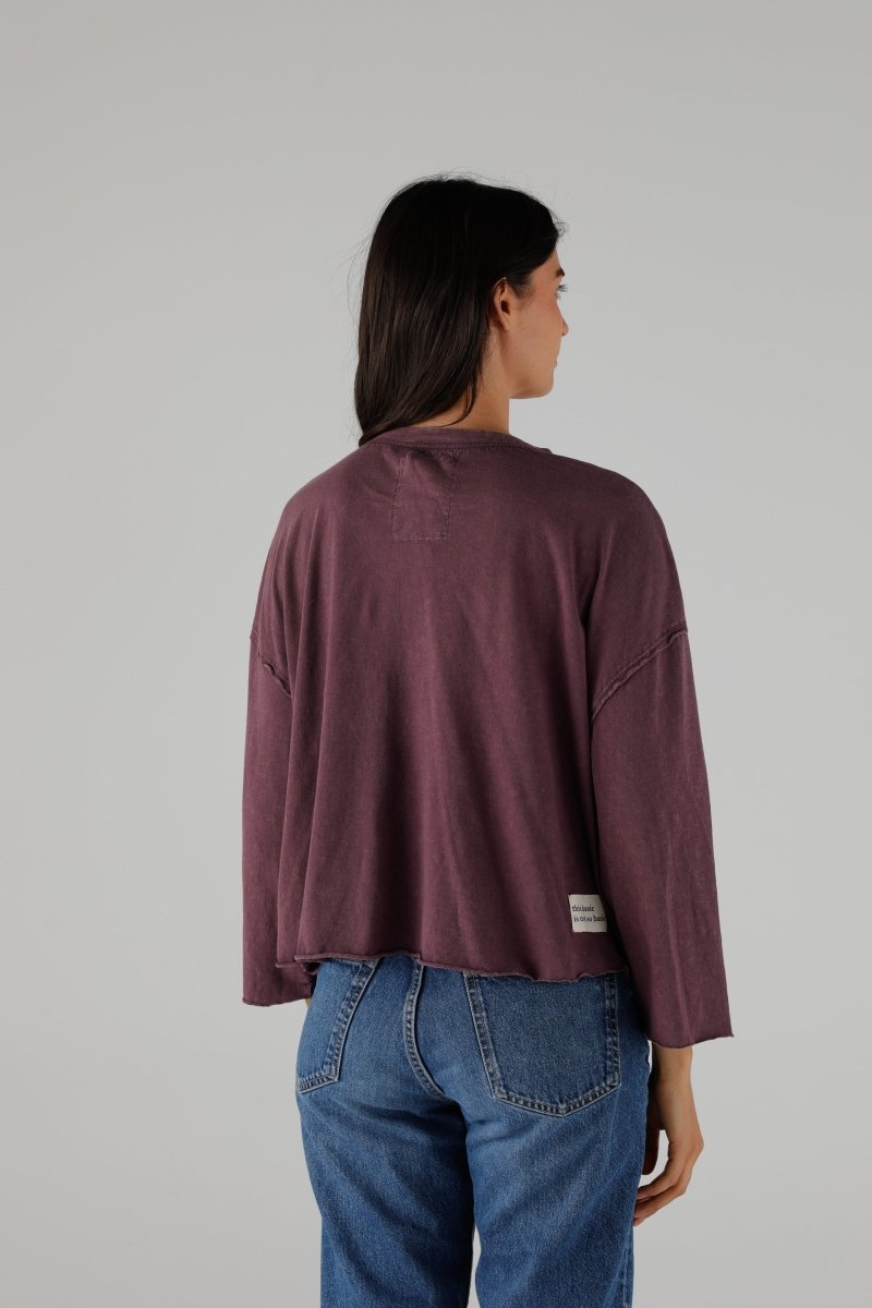 T-SHIRT VOLTAIRE COCOA XS COCOA - ONE TEE