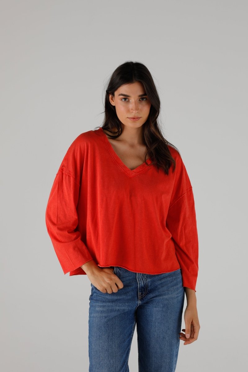 T-SHIRT VOLTAIRE CRIMSON XS CRIMSON - ONE TEE