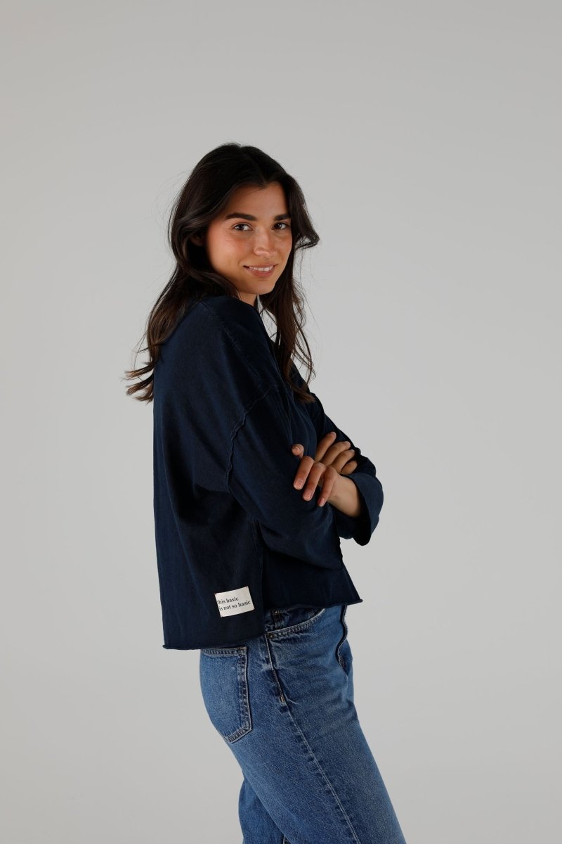 T-SHIRT VOLTAIRE INDIGO XS INDIGO - ONE TEE