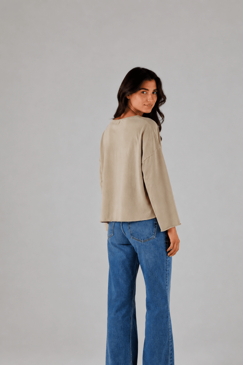 T-SHIRT VOLTAIRE SAND XS SAND - ONE TEE