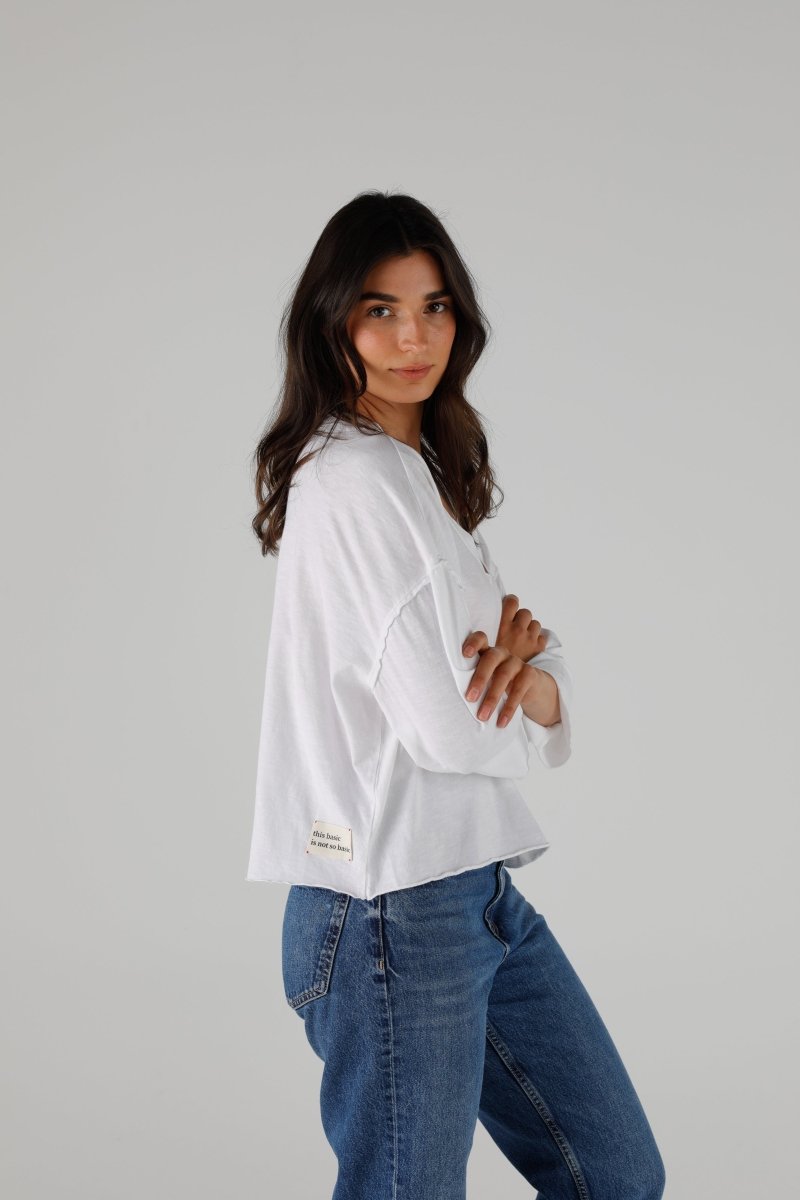T-SHIRT VOLTAIRE WHITE XS WHITE - ONE TEE