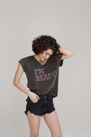 T - SHIRT YVONNE CARBONE XS - ONE TEE
