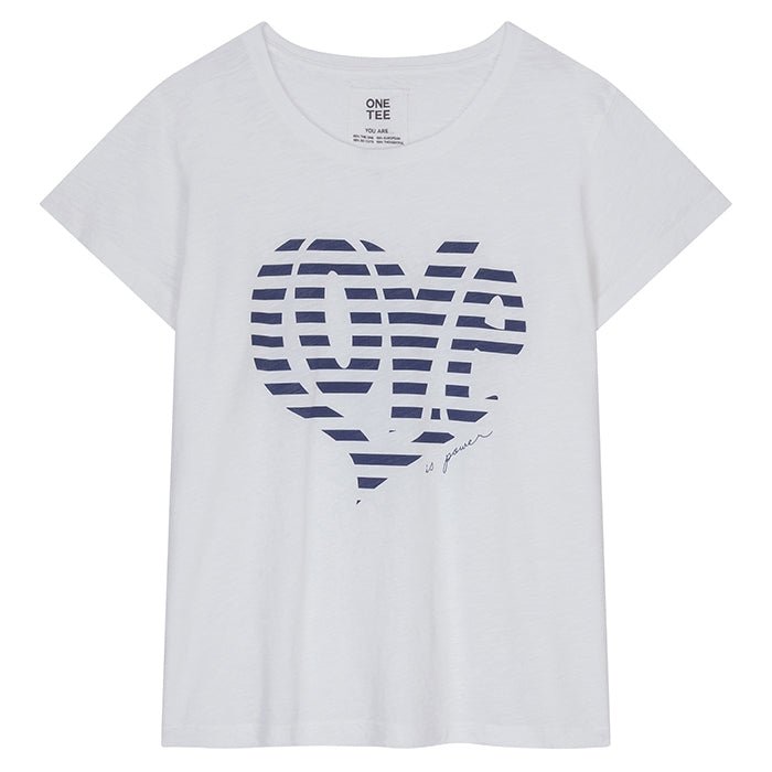 TEE SHIRT AIMEE BLANC XS - ONE TEE