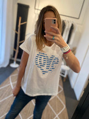 TEE SHIRT AIMEE BLANC XS - ONE TEE