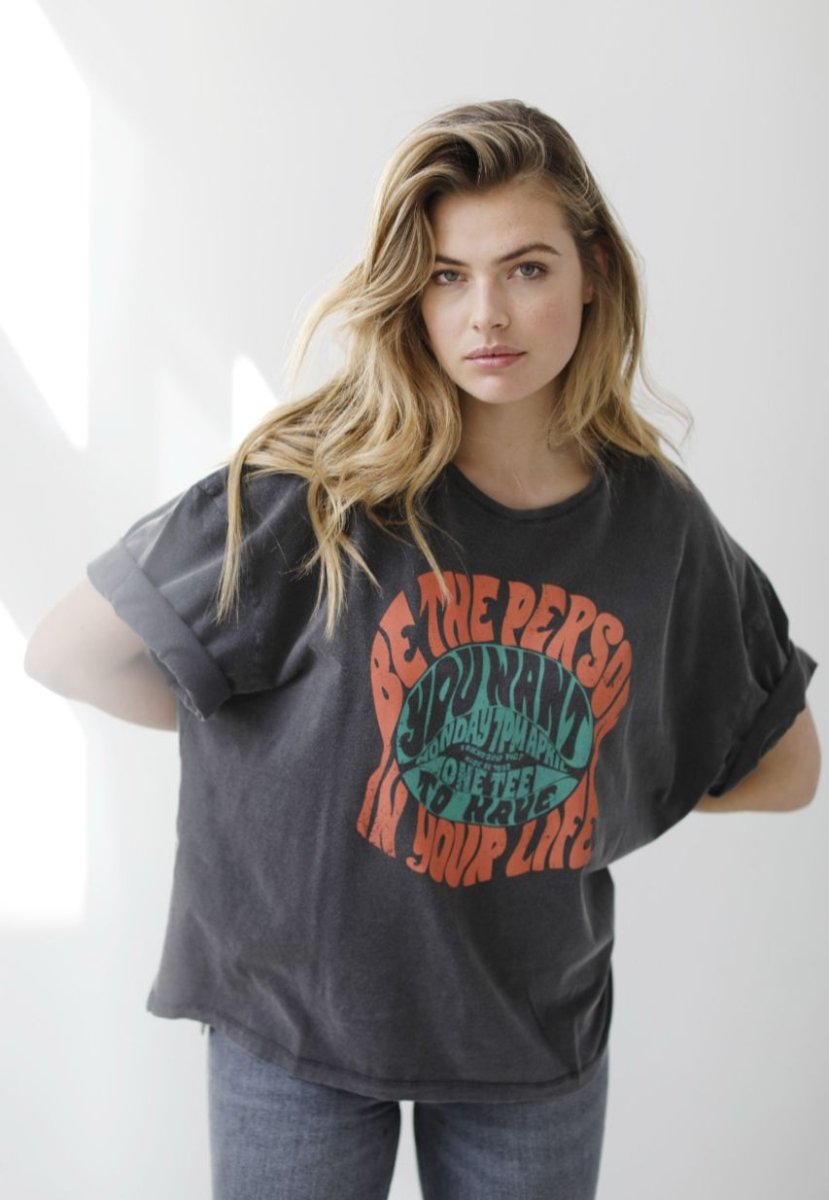 TEE SHIRT ALBA CARBONE XS - ONE TEE