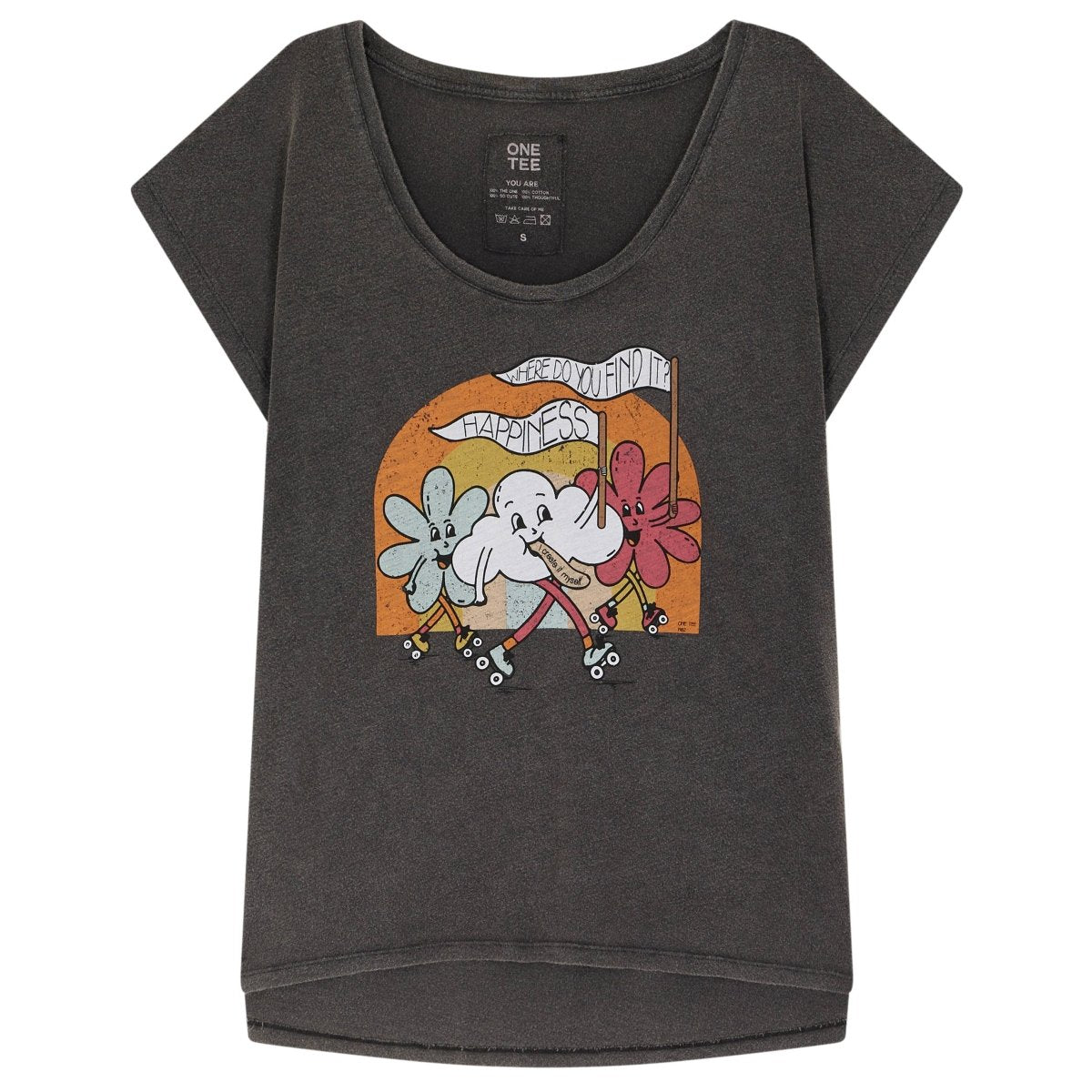 TEE SHIRT ALFEE CARBONE XS - ONE TEE