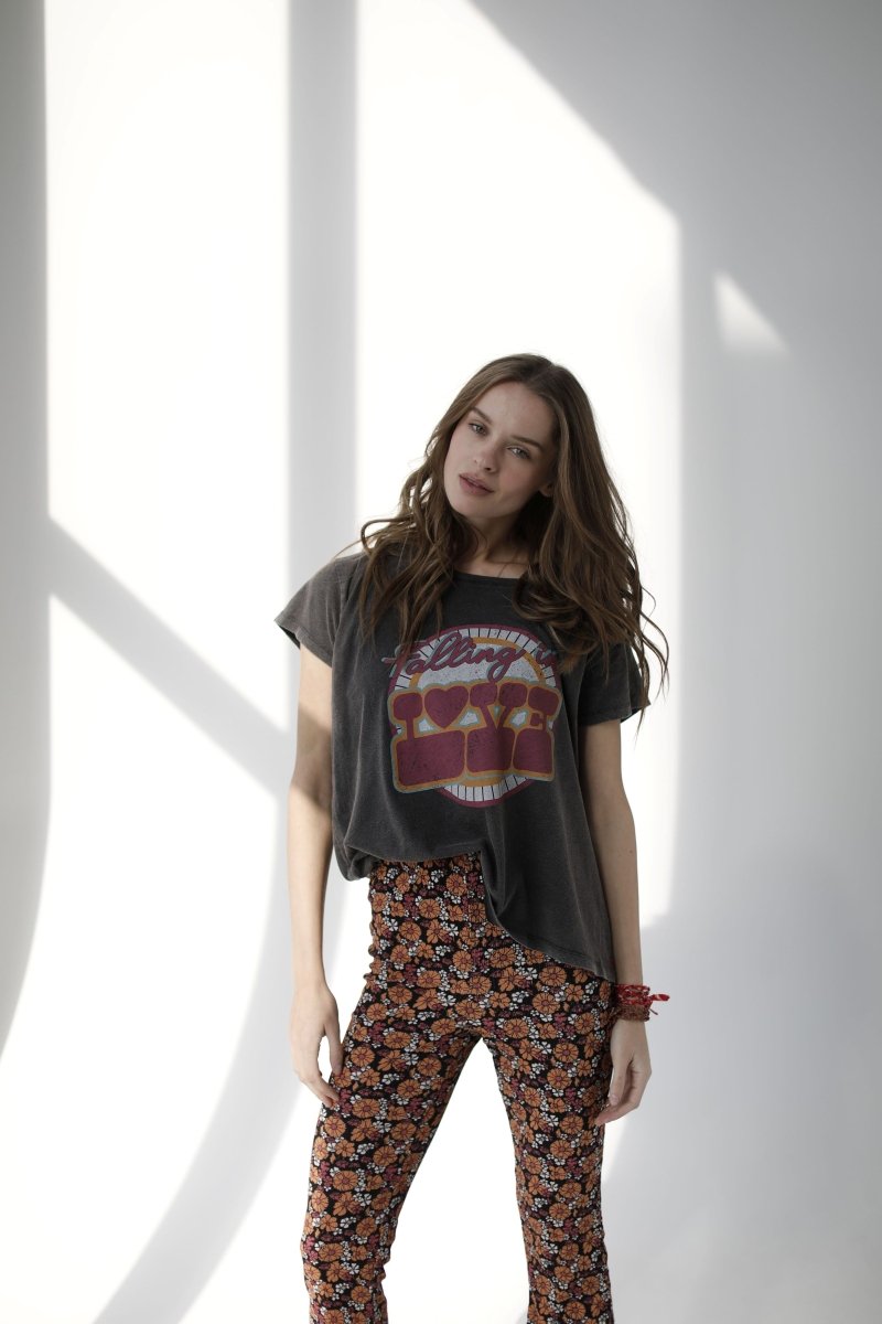 TEE SHIRT ANGE CARBONE XS - ONE TEE