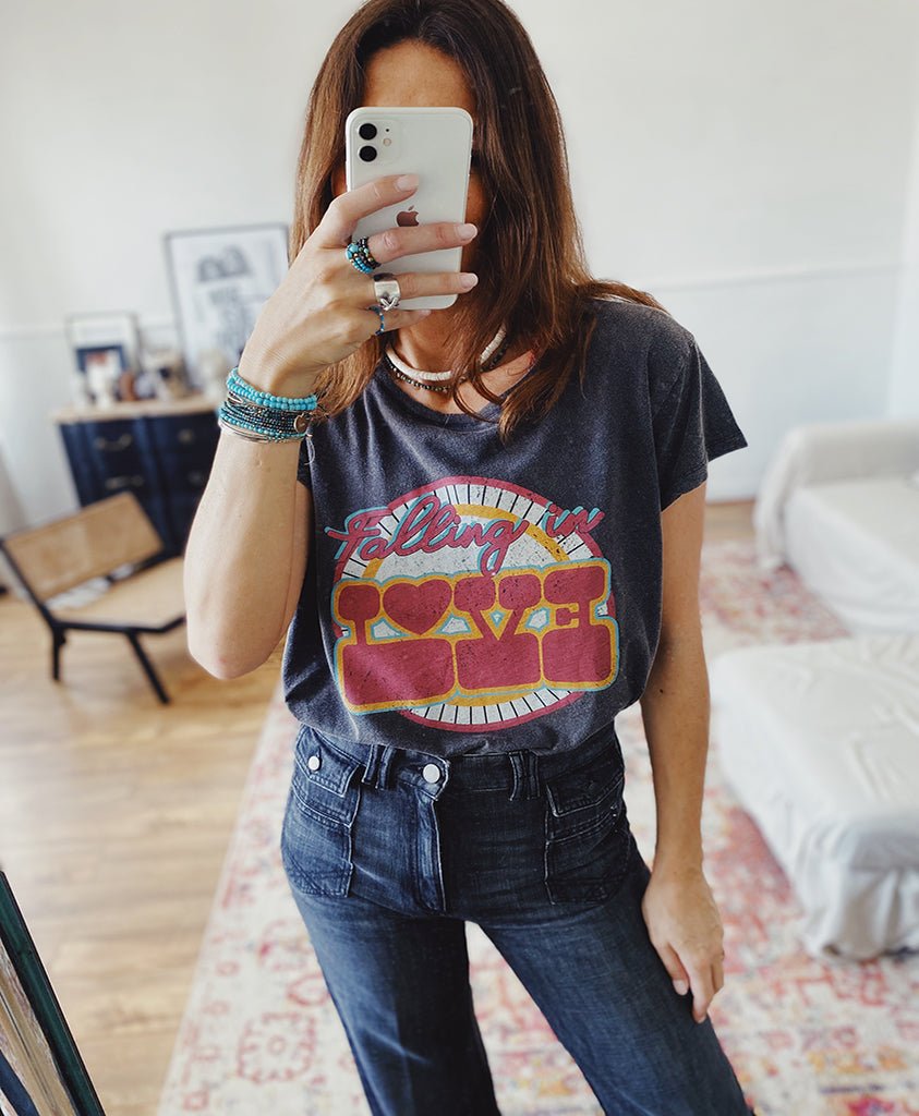 TEE SHIRT ANGE CARBONE XS - ONE TEE