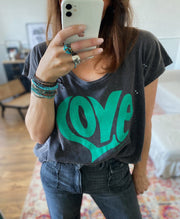 TEE SHIRT ANNA BLANC ROUGE XS - ONE TEE