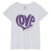 TEE SHIRT ANNA BLANC VIOLET XS - ONE TEE