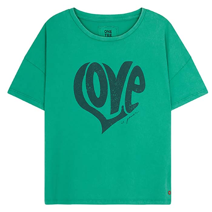 TEE SHIRT ANNA GREEN XS - ONE TEE