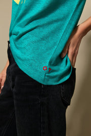 TEE SHIRT ANNA LIN GREEN XS - ONE TEE