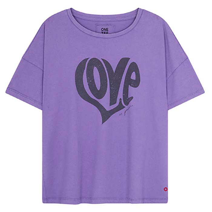 TEE SHIRT ANNA PURPLE XS - ONE TEE