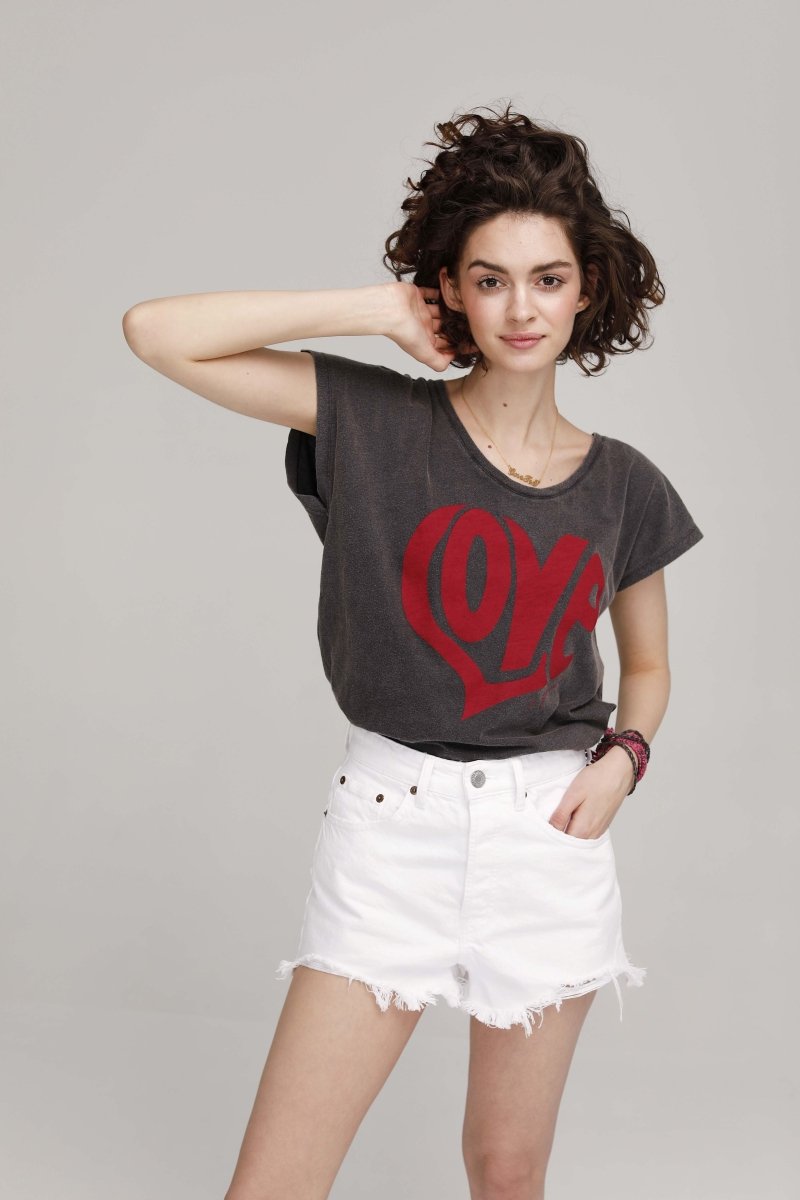 TEE SHIRT ANNA RED PERSIAN XS - ONE TEE