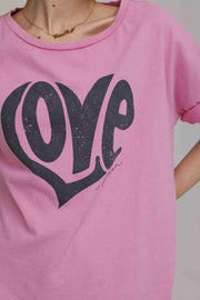 TEE SHIRT ANNA ROSE PRINT CARBONE XS - ONE TEE