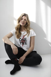 TEE SHIRT AVA BANDANA BLANC/ BANDANA ROUGE XS - ONE TEE