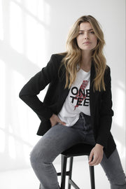 TEE SHIRT AVA BANDANA BLANC/ BANDANA ROUGE XS - ONE TEE