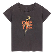 TEE SHIRT AVA LEO CARBONE/ ORANGE XS - ONE TEE