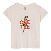 TEE SHIRT AVA LEO IVOIRE XS - ONE TEE