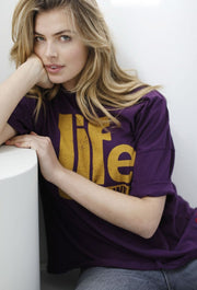 TEE SHIRT CLOVIS PRUNE XS - ONE TEE
