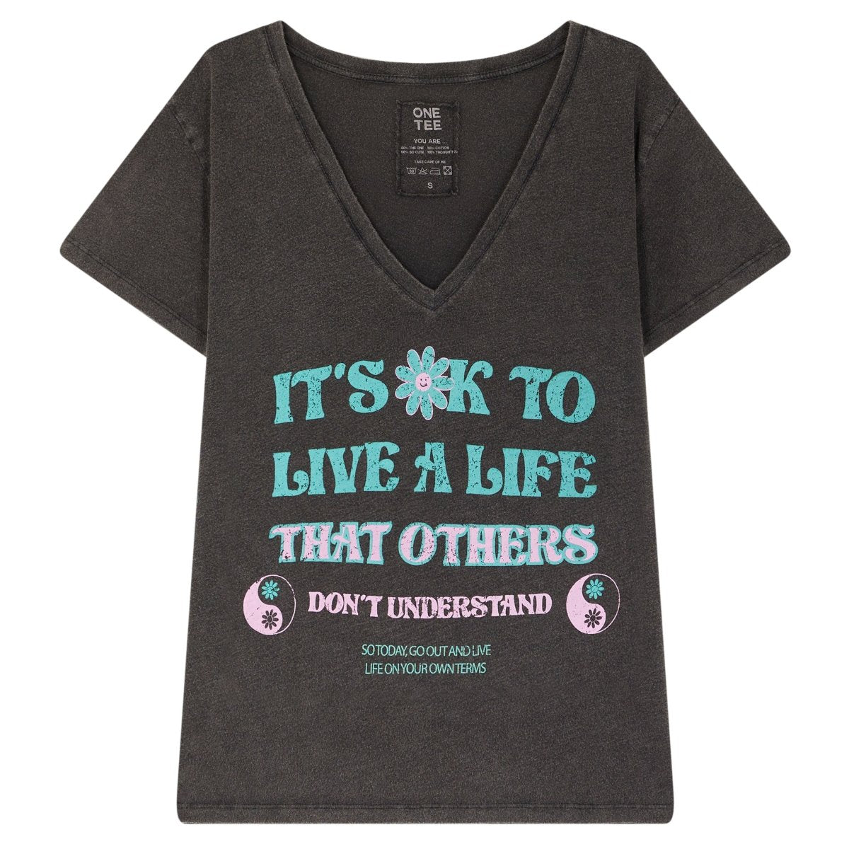 TEE SHIRT ELIE CARBONE XS - ONE TEE