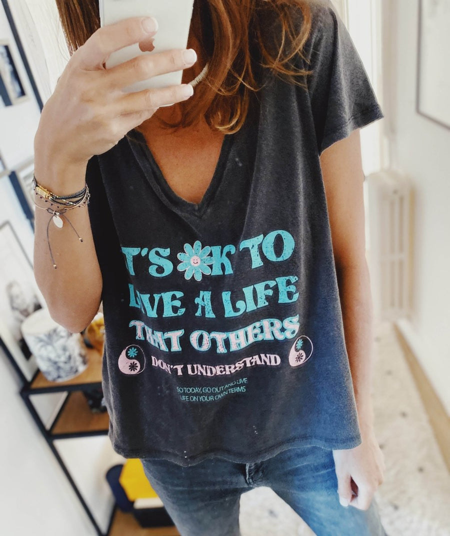 TEE SHIRT ELIE CARBONE XS - ONE TEE