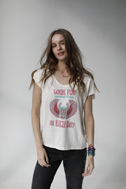 TEE SHIRT ESTHER IVOIRE XS - ONE TEE