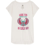 TEE SHIRT ESTHER IVOIRE XS - ONE TEE