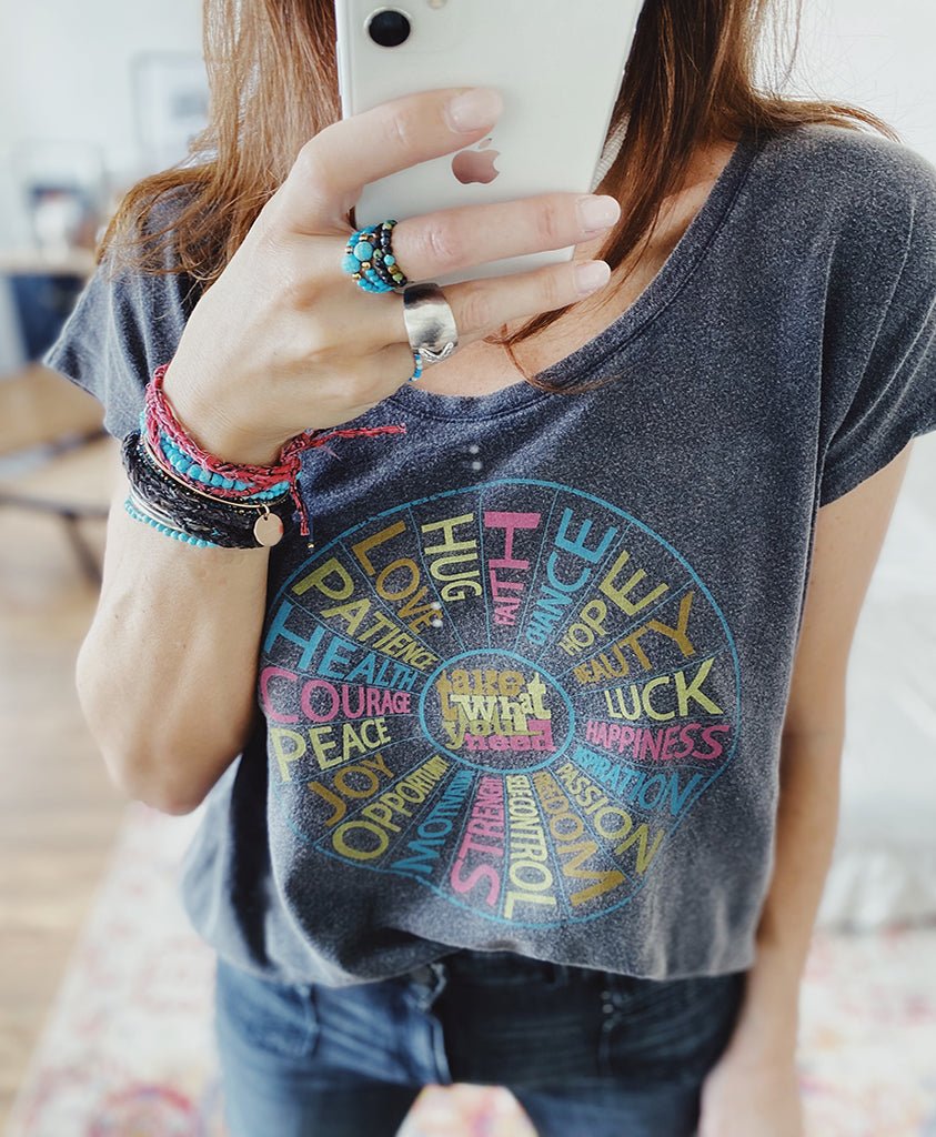 TEE SHIRT FELICIE CARBONE XS - ONE TEE