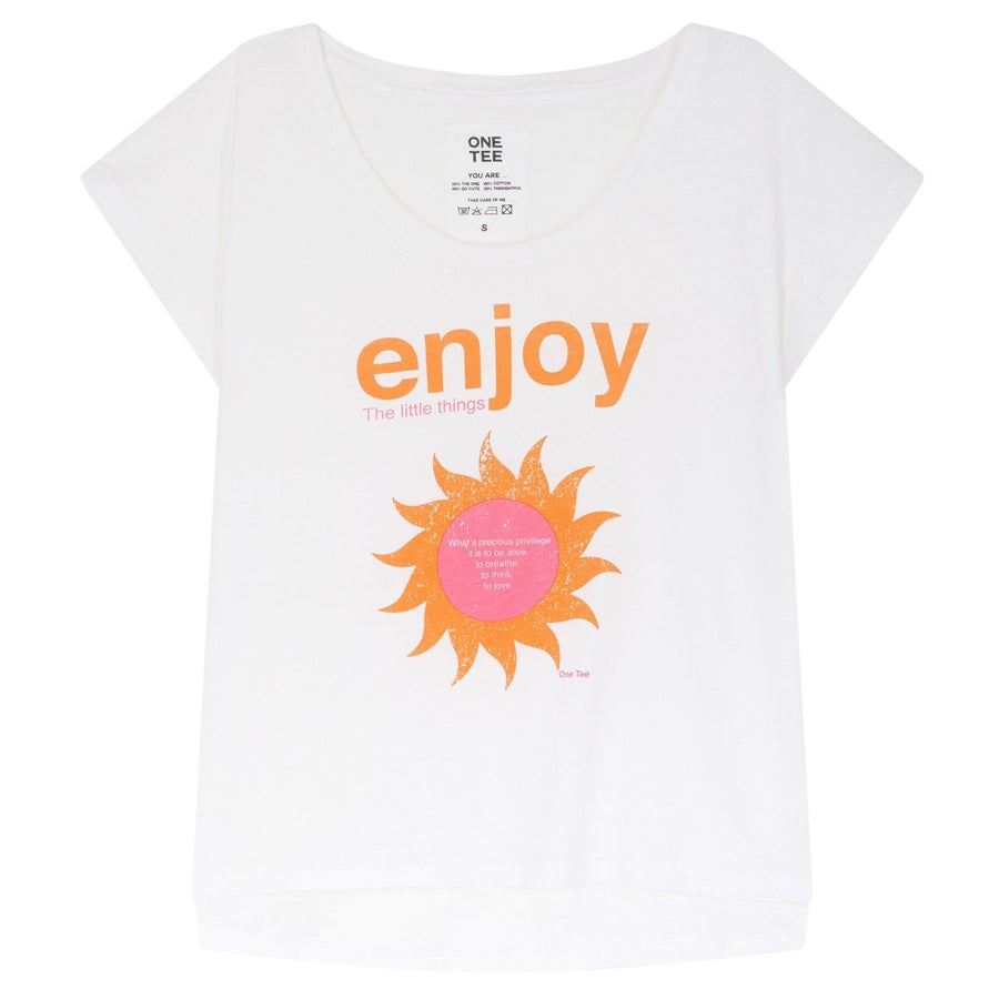 TEE SHIRT GAZIELLE BLANC XS - ONE TEE