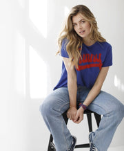 TEE SHIRT INES BLUE XS - ONE TEE