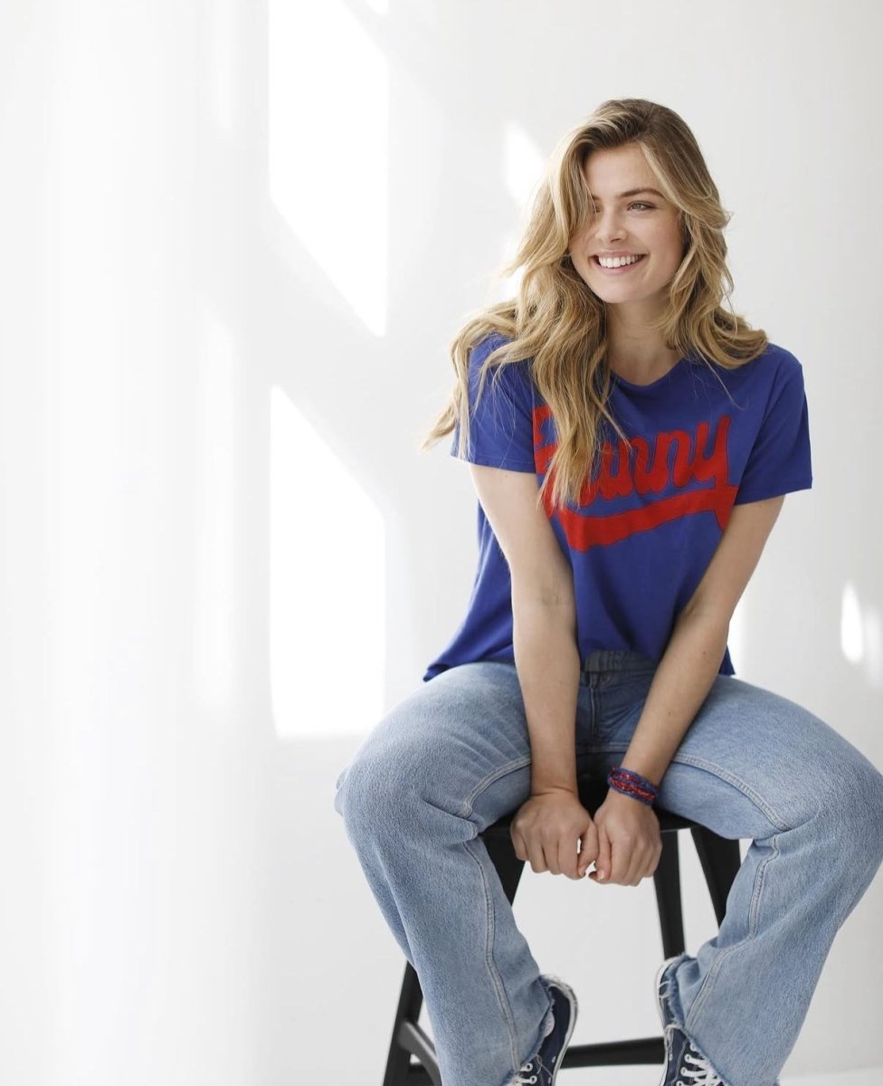 TEE SHIRT INES BLUE XS - ONE TEE