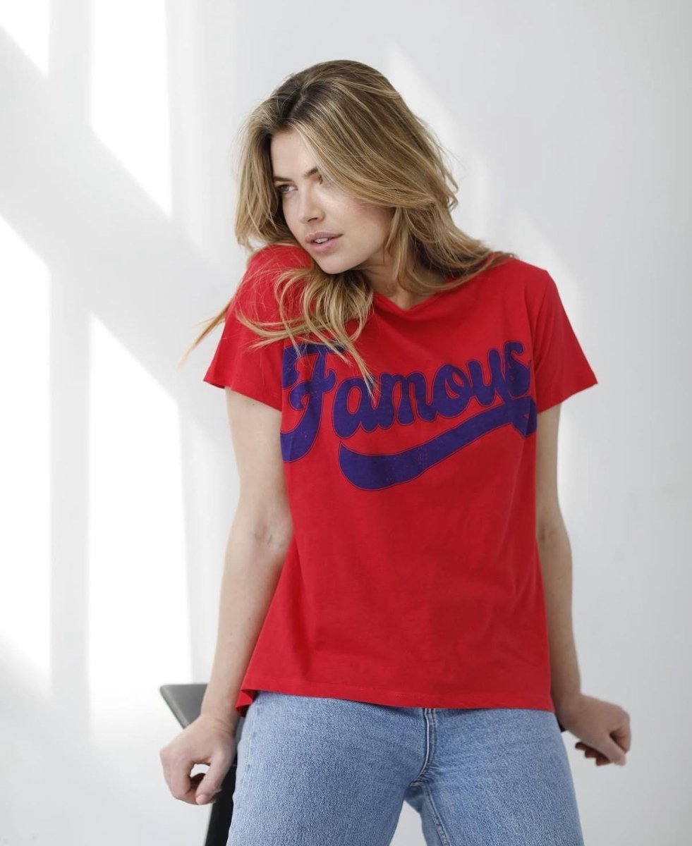 TEE SHIRT LEYA Rouge XS - ONE TEE