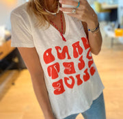 TEE SHIRT LIANE BLANC XS - ONE TEE