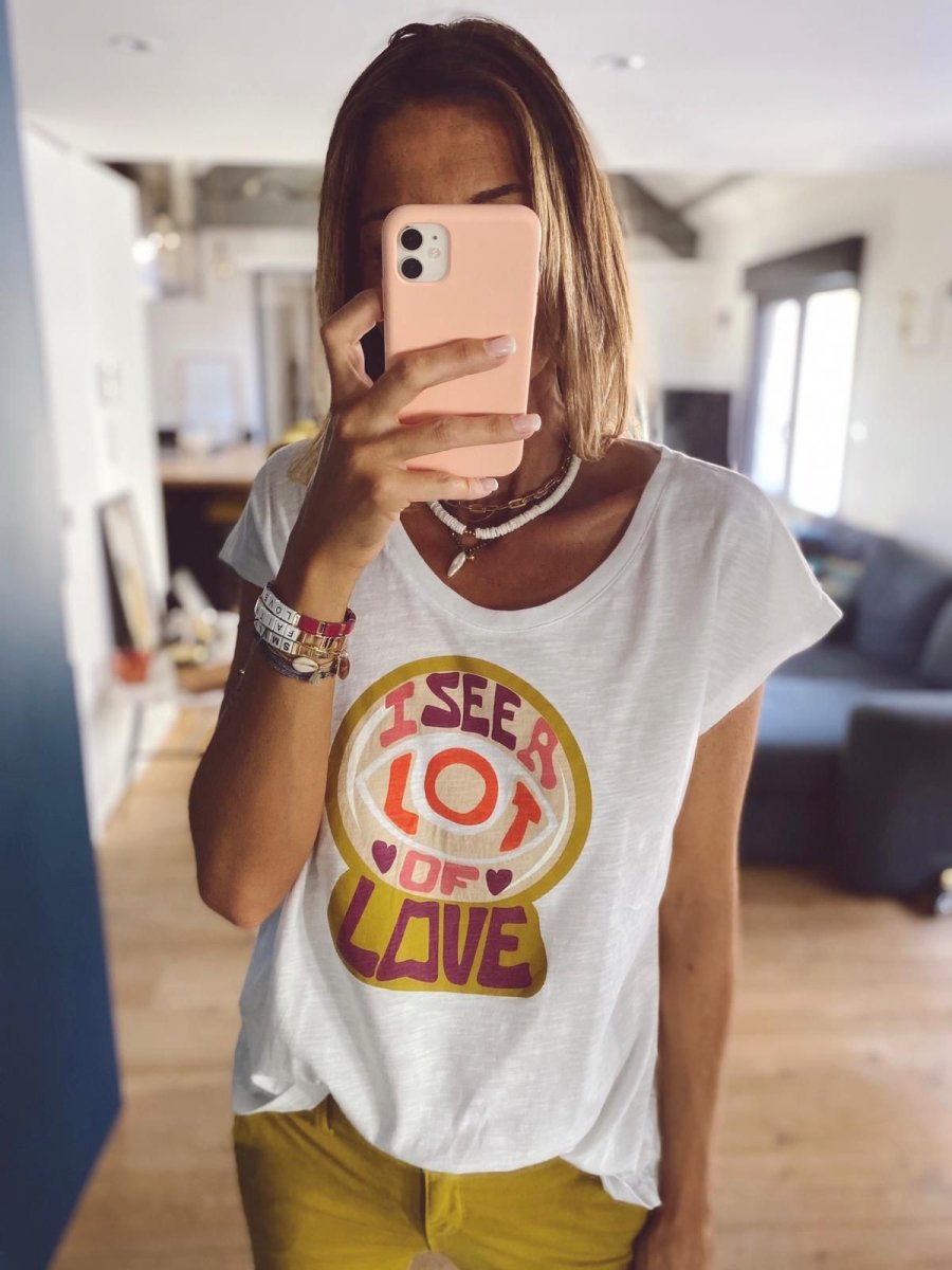 TEE SHIRT LUCE BLANC XS - ONE TEE
