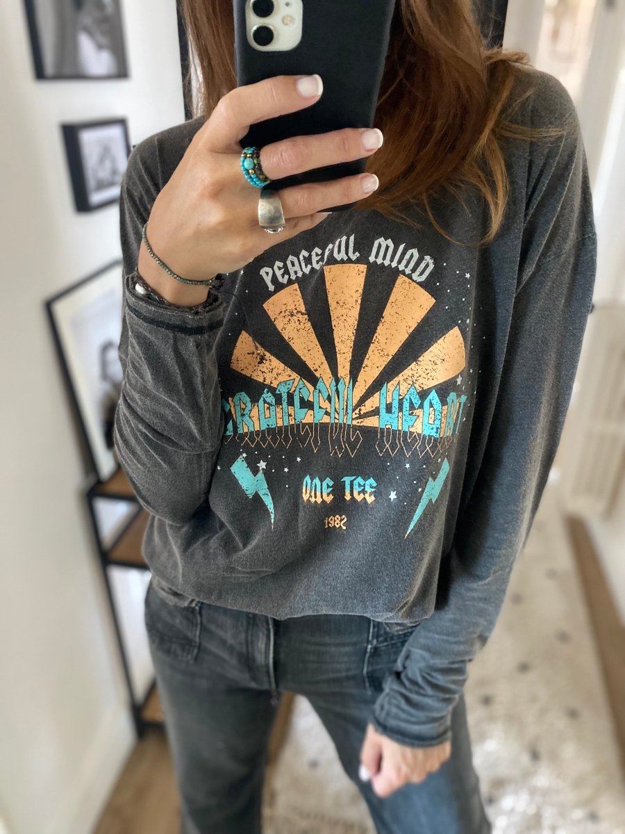 TEE SHIRT MANCHES LONGUES SARA CARBONE XS - ONE TEE