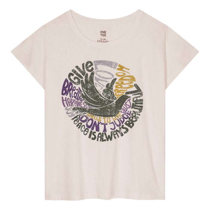 TEE SHIRT VENEREE IVOIRE XS - ONE TEE