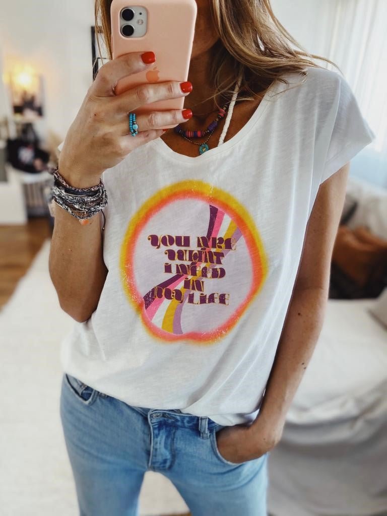 TEE SHIRT YAEL IVOIRE XS - ONE TEE