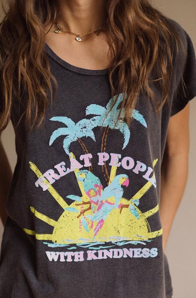 TEE SHIRT ZOE CARBONE XS - ONE TEE