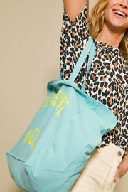 TOTE BAG MARGARETH AQUA TU - ONE TEE