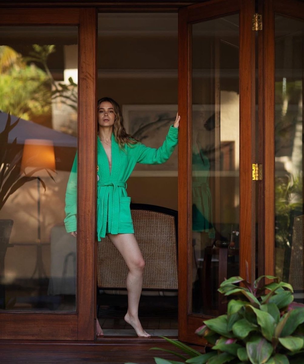 VESTE KIMONO KIM GREEN S/M - ONE TEE