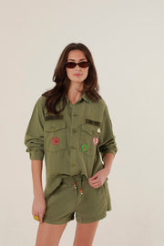 VESTE RITA KAKI XS/S - ONE TEE