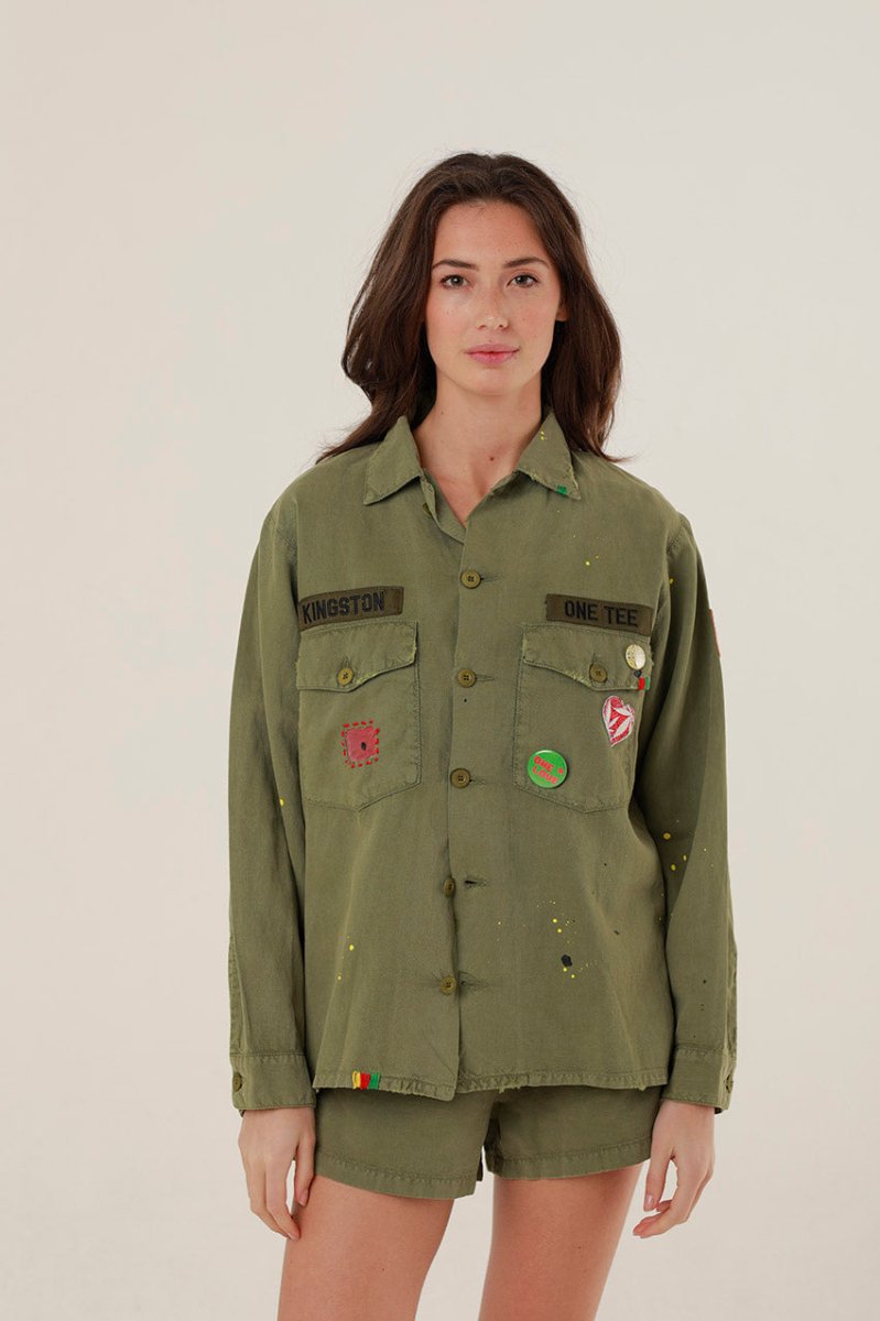 VESTE RITA KAKI XS/S - ONE TEE