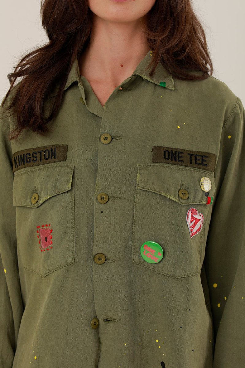 VESTE RITA KAKI XS/S - ONE TEE